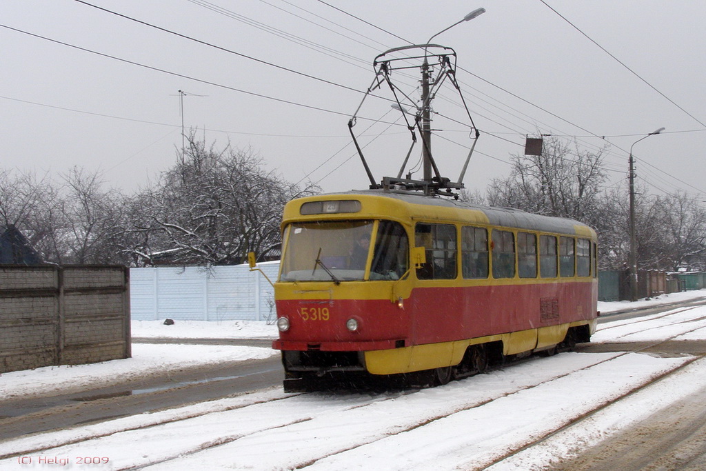 Киев, Tatra T3SU (двухдверная) № 5319
