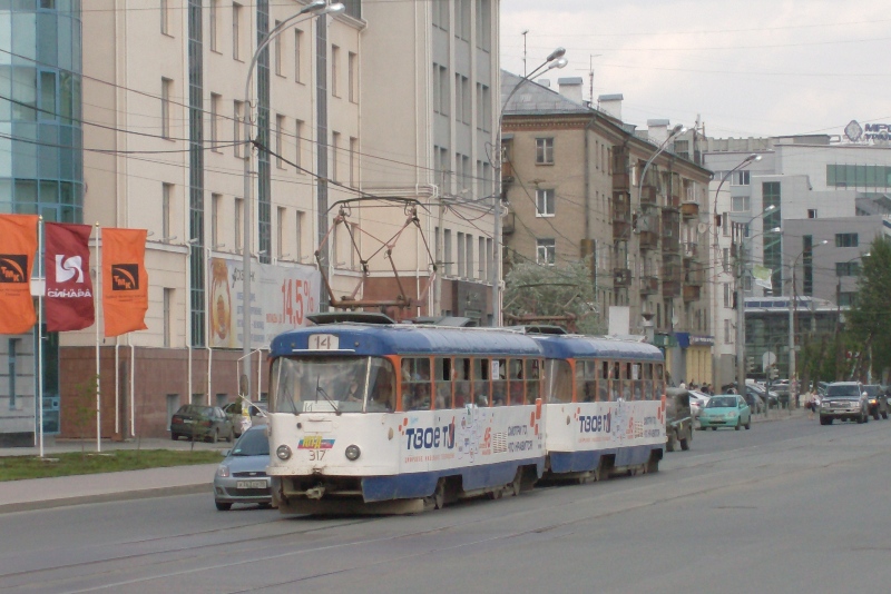 Екатеринбург, Tatra T3SU № 317