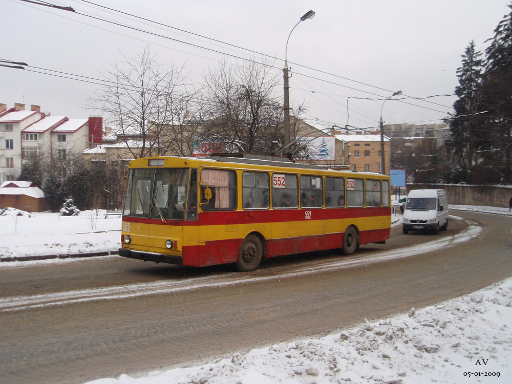 Львов, Škoda 14Tr89/6 № 552