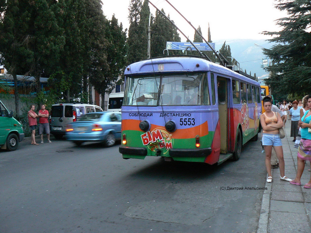 Крымский троллейбус, Škoda 9Tr21 № 5553
