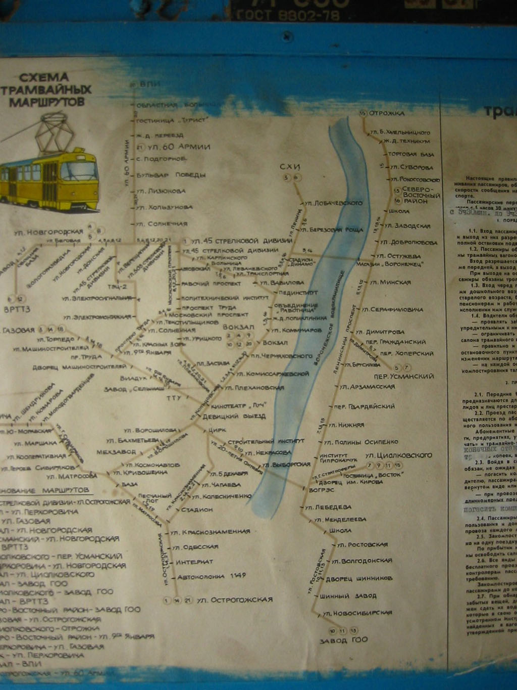 Воронеж — Схемы