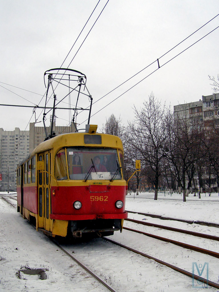 Киев, Tatra T3SU № 5962