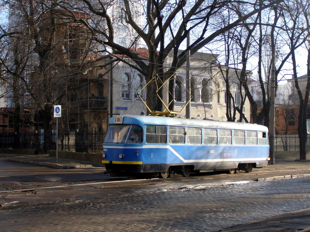 Одесса, Tatra T3R.P № 4023