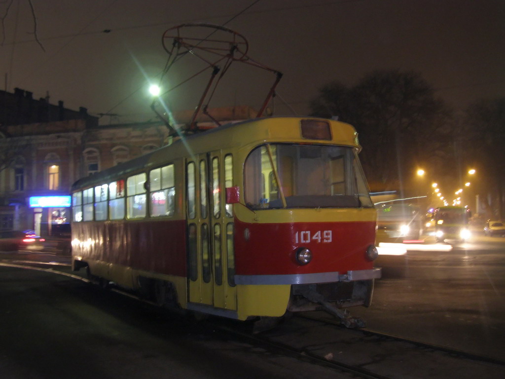 Одесса, Tatra T3SU (двухдверная) № 1049