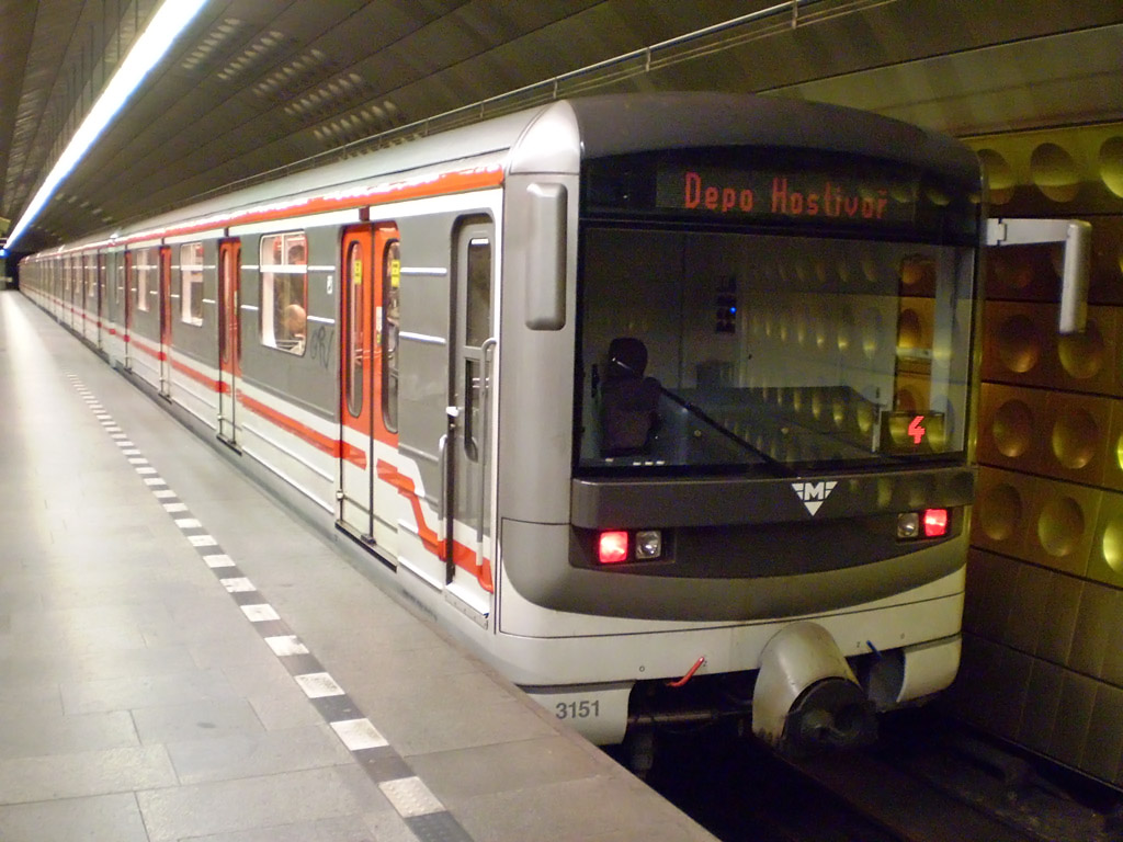 Прага, 2Mt (81-71M) № 3151; Прага — Метрополитен: линия A