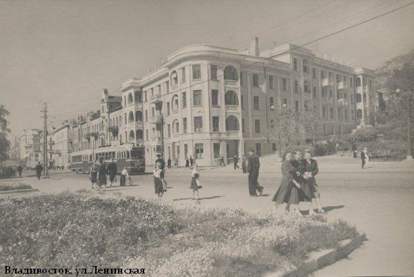 Владивосток — Исторические фотографии — трамвай (1946-1970)