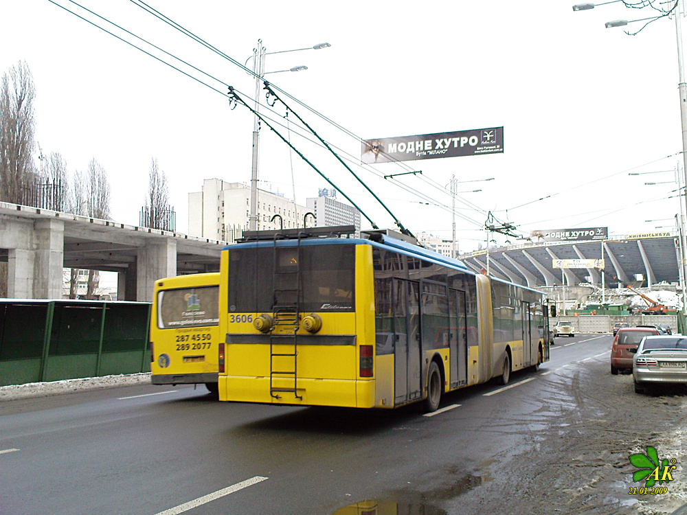 Киев, ЛАЗ E301D1 № 3606