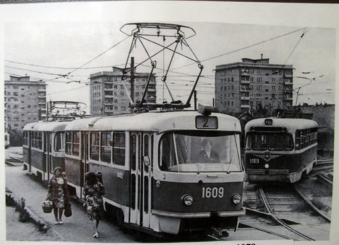 Нижний Новгород, Tatra T3SU № 1609; Нижний Новгород, РВЗ-6 № 1189; Нижний Новгород — Исторические фотографии