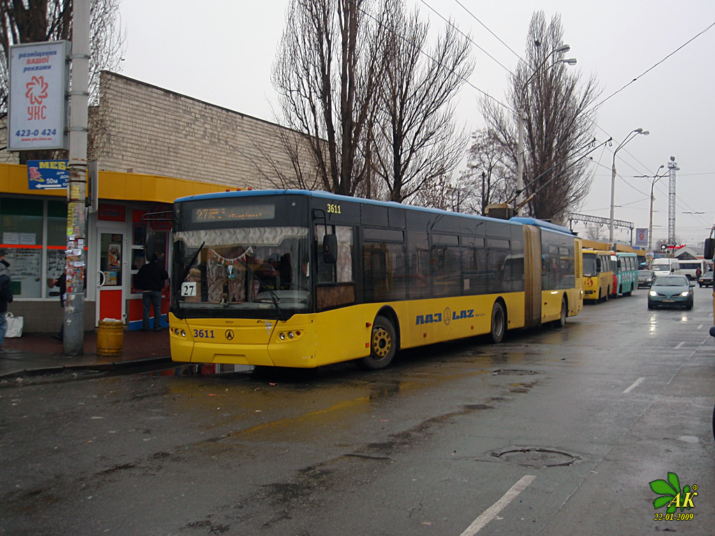 Kyjev, LAZ E301D1 č. 3611