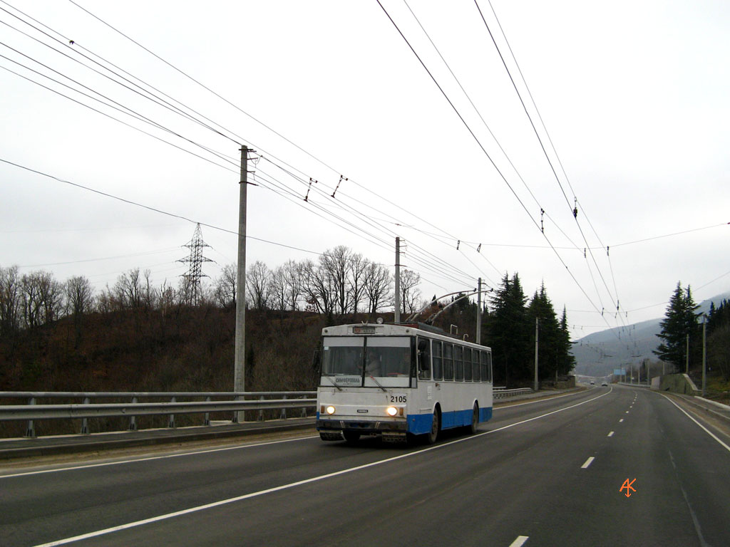 Крымский троллейбус, Škoda 14Tr89/6 № 2105