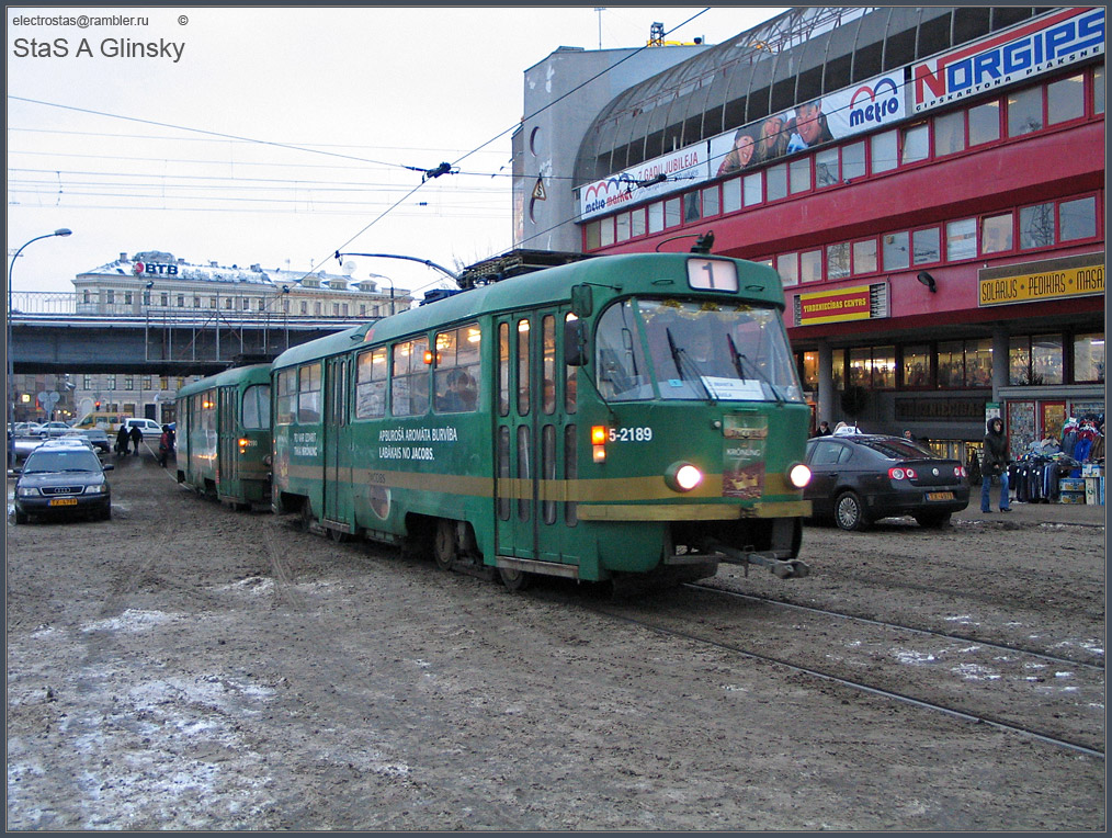 Рига, Tatra T3A № 5-2189