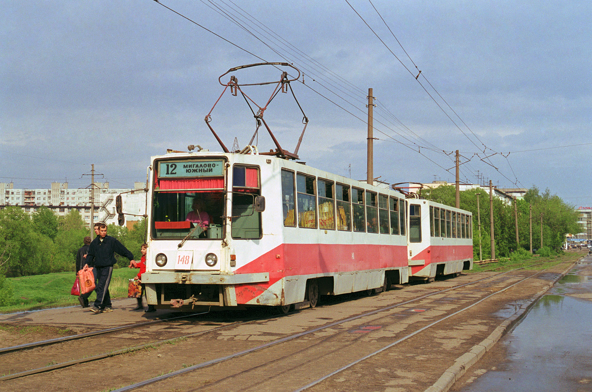 Тверь, 71-608К № 148; Тверь — Тверской трамвай в начале 2000-х гг. (2002 — 2006 гг.)