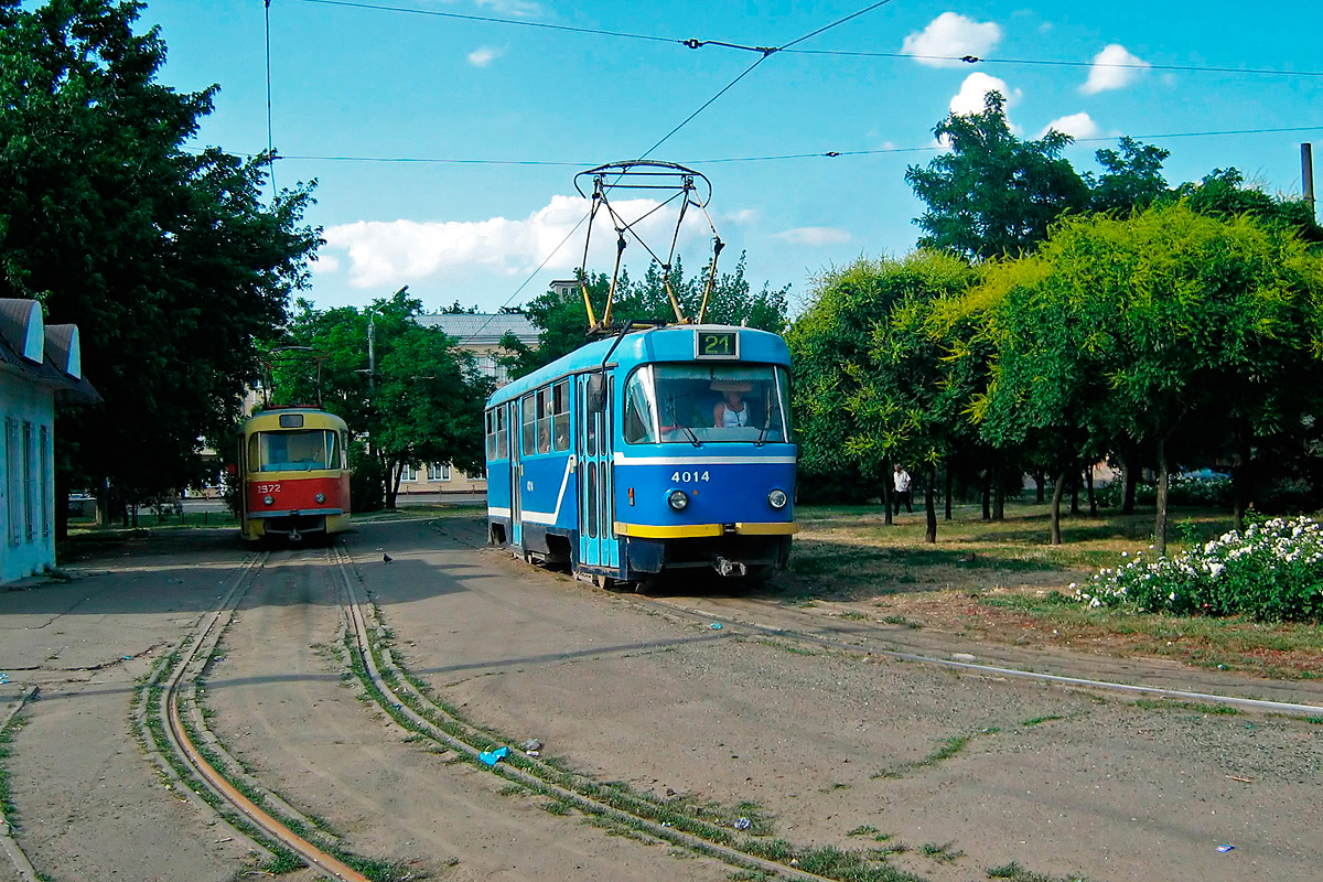 Одесса, Tatra T3SU № 2972; Одесса, Tatra T3R.P № 4014