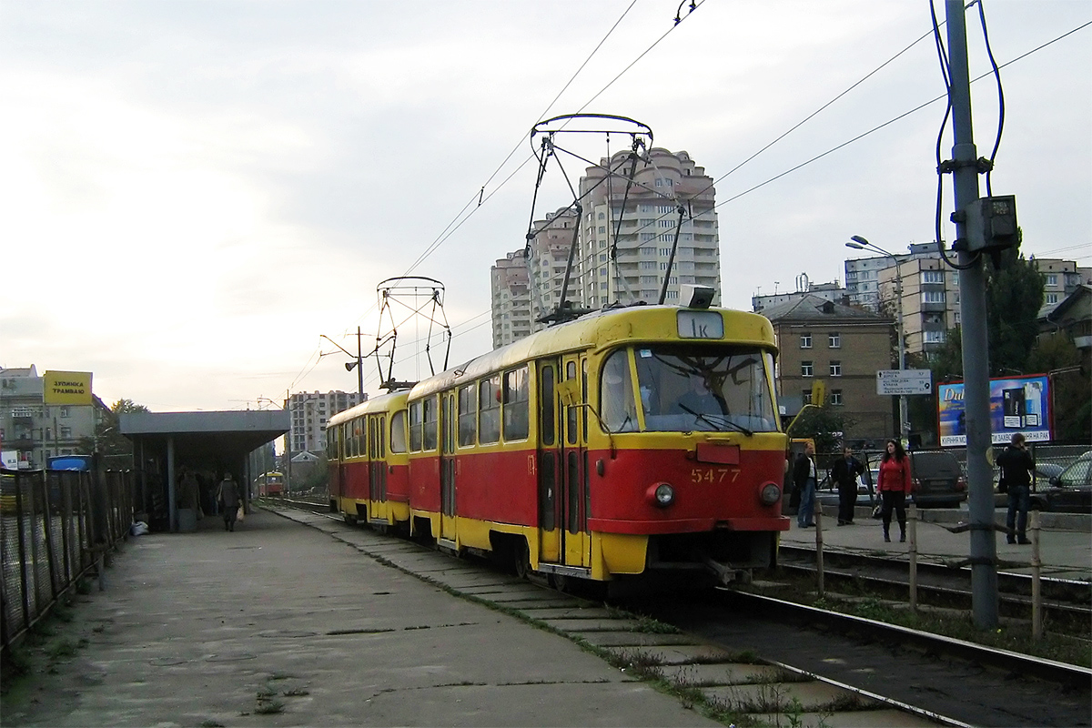 Киев, Tatra T3SU № 5477