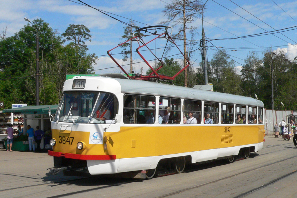 Moskva, Tatra T3SU č. 3847 Moskva, Tatra T3SU č. 3847