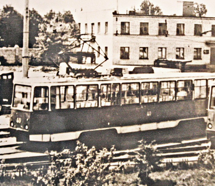 Орёл, 71-605 (КТМ-5М3) № 40; Орёл — Исторические фотографии [1946-1991]; Орёл — Трамвайное депо им. Ю. Витаса
