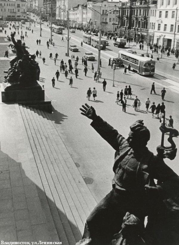 Владивосток — Исторические фотографии — трамвай (1971-1990)