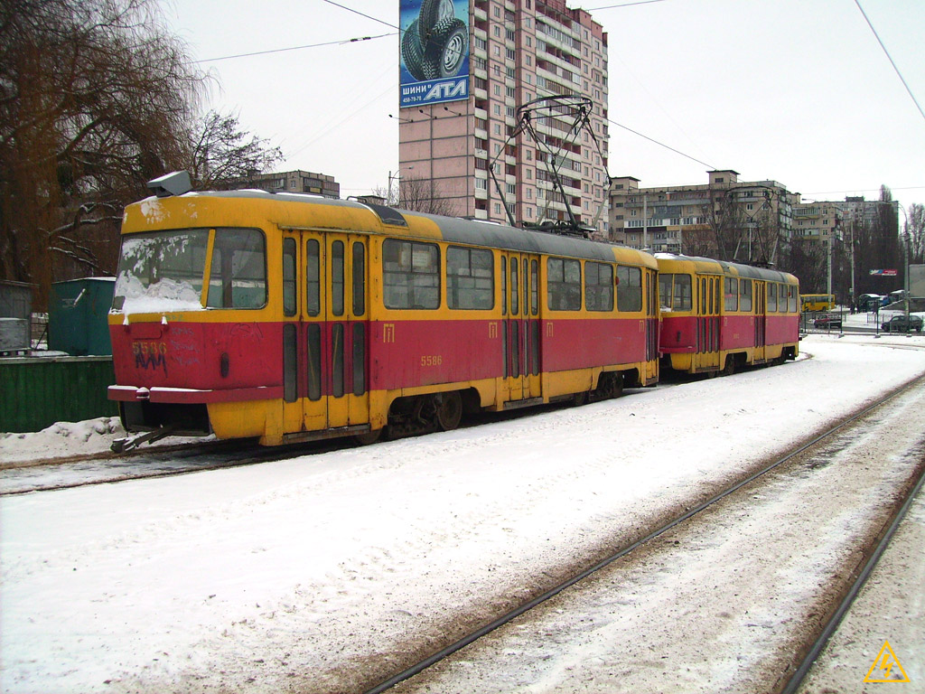 Киев, Tatra T3SU № 5586
