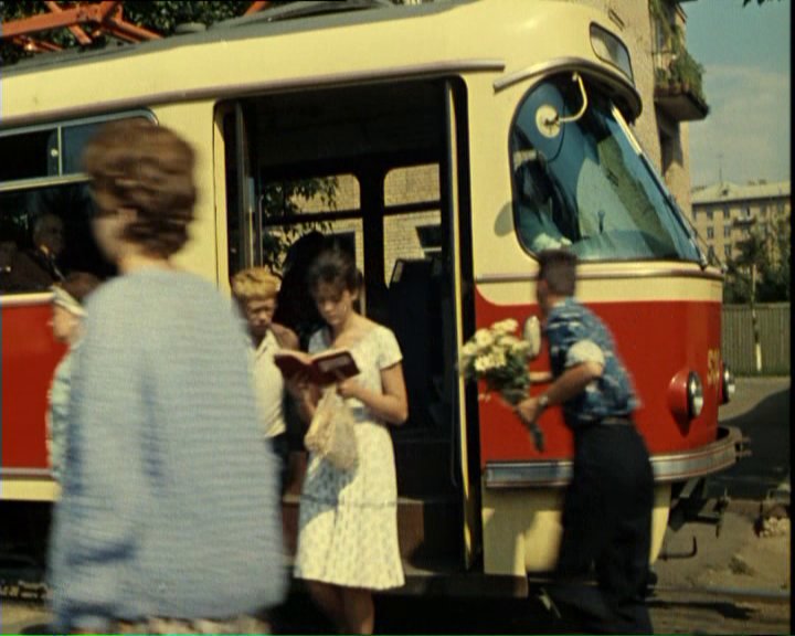 Москва, Tatra T3SU (двухдверная) № 530; Москва — Исторические фотографии — Трамвай и Троллейбус (1946-1991); Москва — Трамваи в кинофильмах