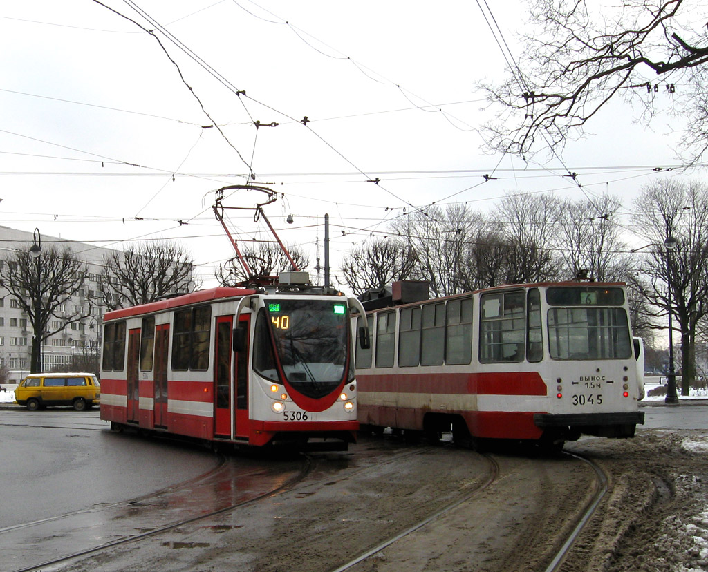 Санкт-Петербург, 71-134А (ЛМ-99АВН) № 5306; Санкт-Петербург, ЛВС-86К № 3045