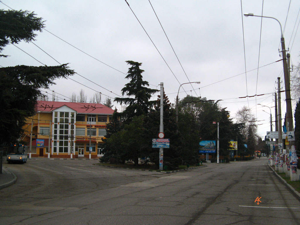 Крымский троллейбус — Конечные станции и разворотные кольца