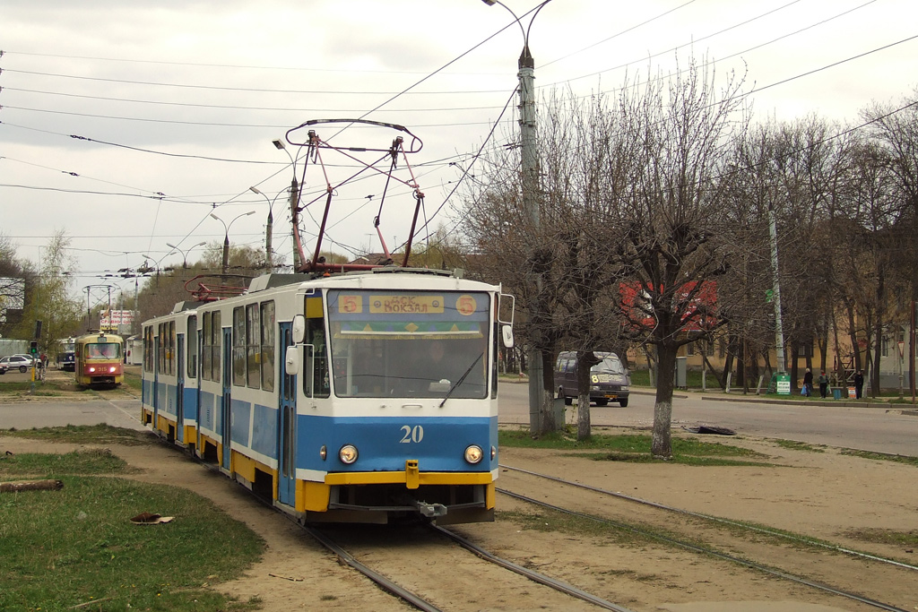 Тверь, Tatra T6B5SU № 20; Тверь — Трамвайные линии: Заволжский район