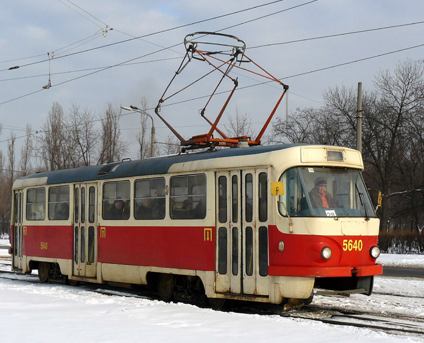 Киев, Tatra T3SU № 5640