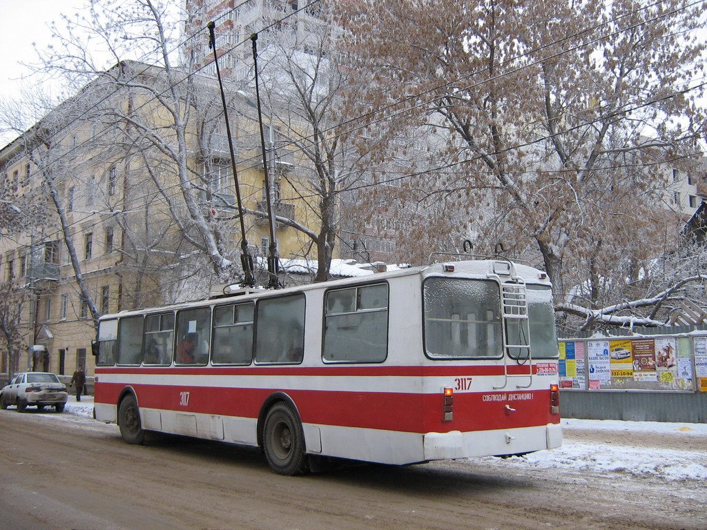 Самара, ЗиУ-682Г [Г00] № 3117; Самара — Конечные станции и кольца (троллейбус)