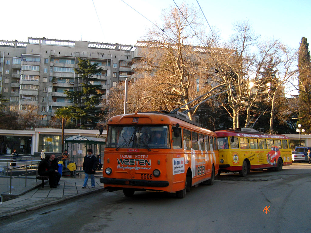 Крымский троллейбус, Škoda 9Tr19 № 5506
