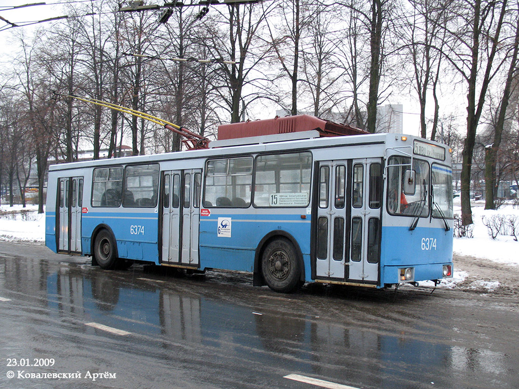 Москва, ЗиУ-682ГМ1 (с широкой передней дверью) № 6374