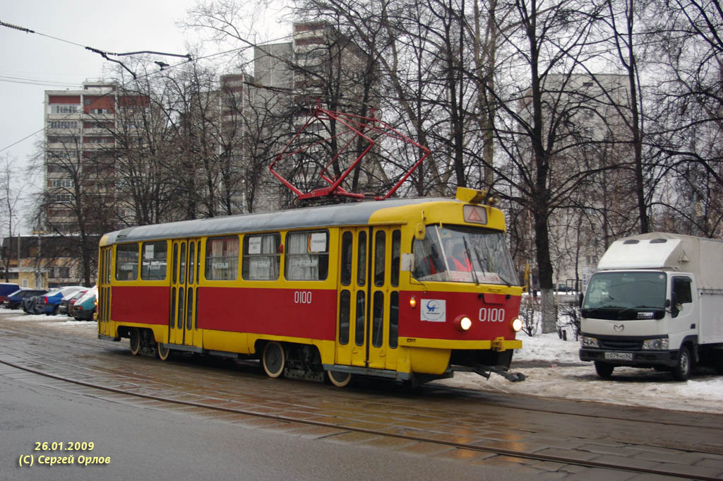 Москва, Tatra T3SU № 0100
