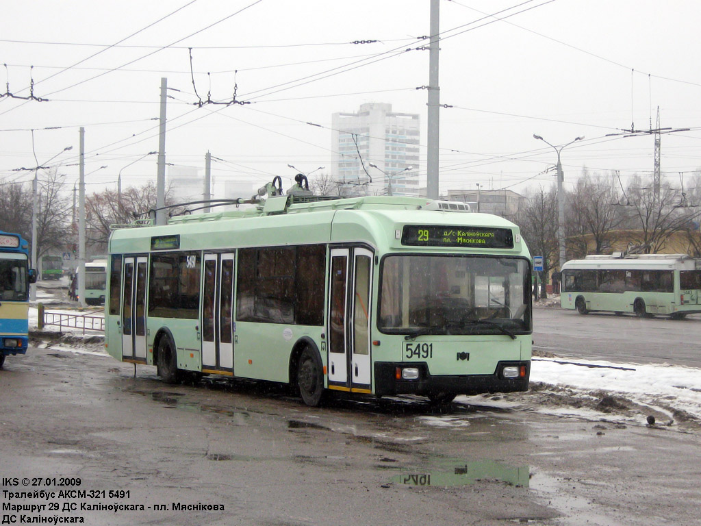 Минск, БКМ 321 № 5491