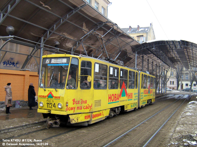 Lwów, Tatra KT4SU Nr 1124