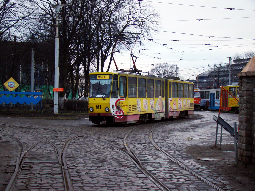 Калининград, Tatra KT4D № 611