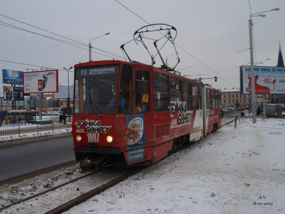 Львов, Tatra KT4SU № 1007