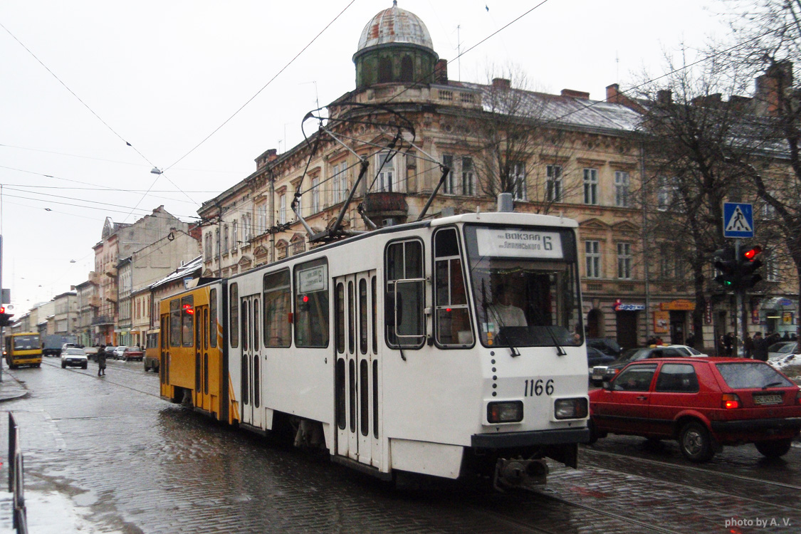 Львов, Tatra KT4D № 1166