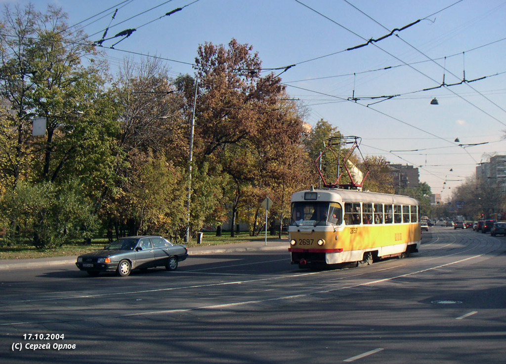 Москва, Tatra T3SU № 2697