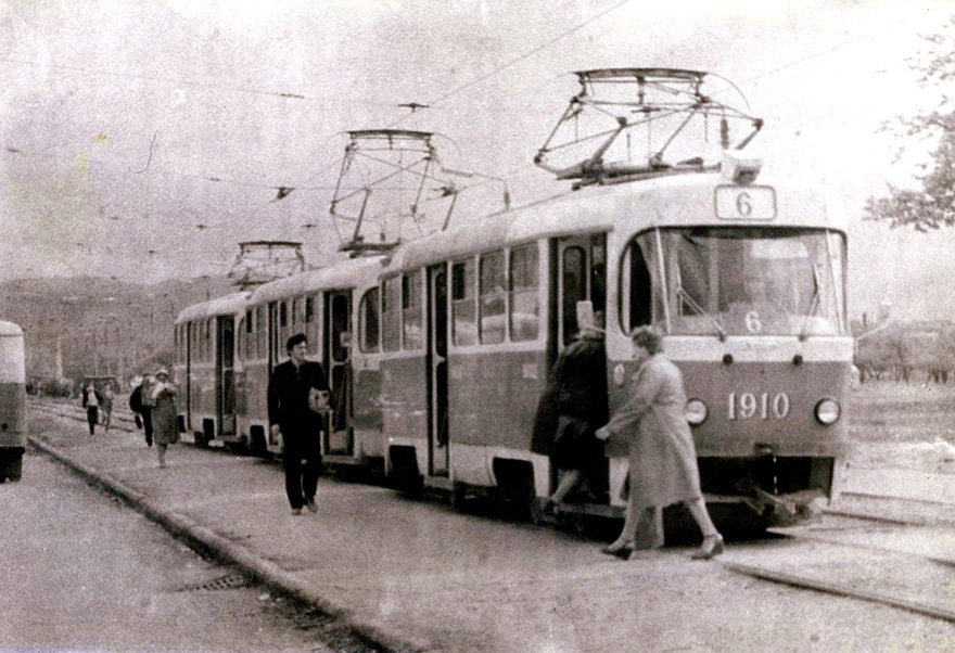 Грозный, Tatra T3SU № 1910; Грозный — Старые фотографии