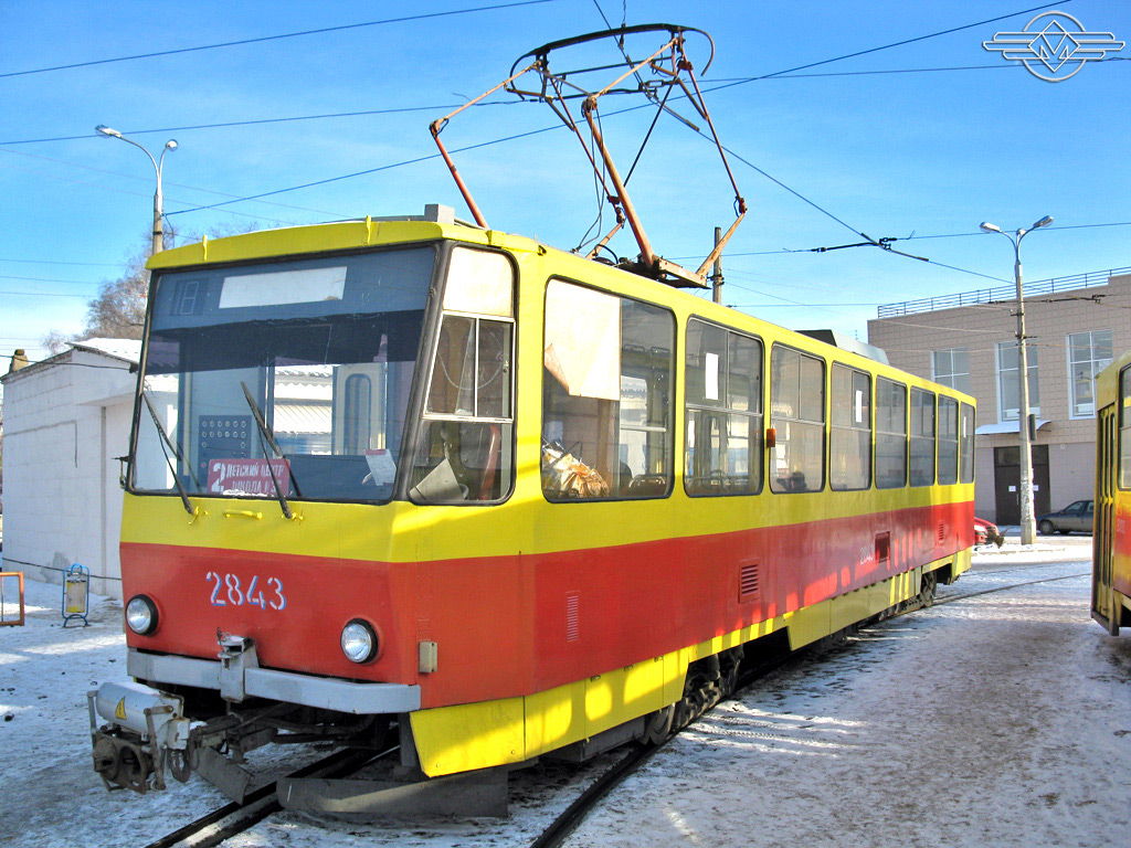 Волгоград, Tatra T6B5SU № 2843