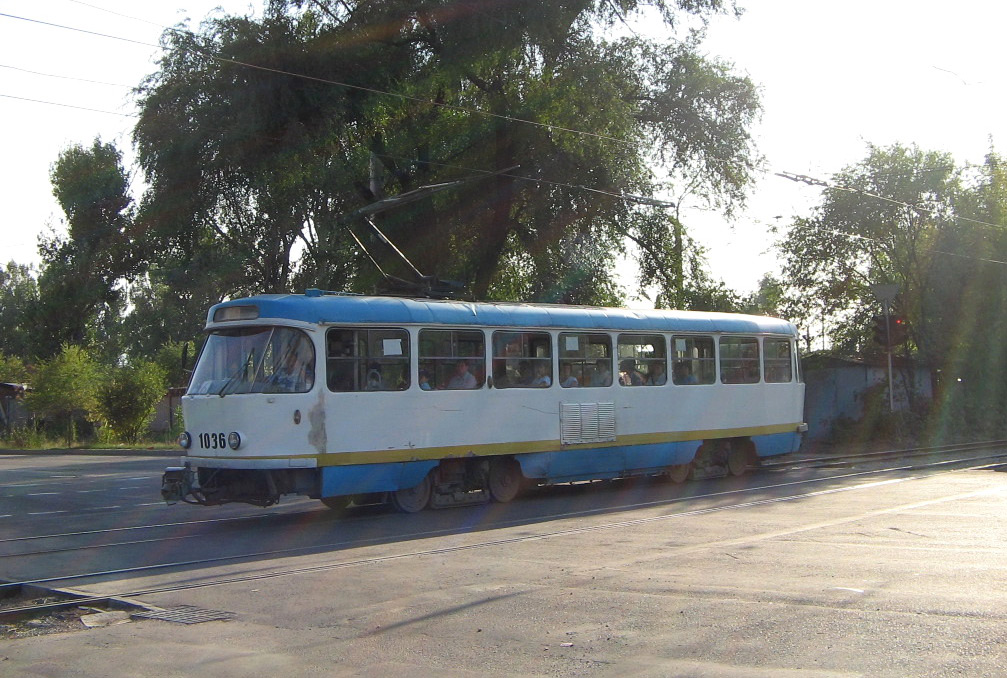 Алматы, Tatra T3D № 1036