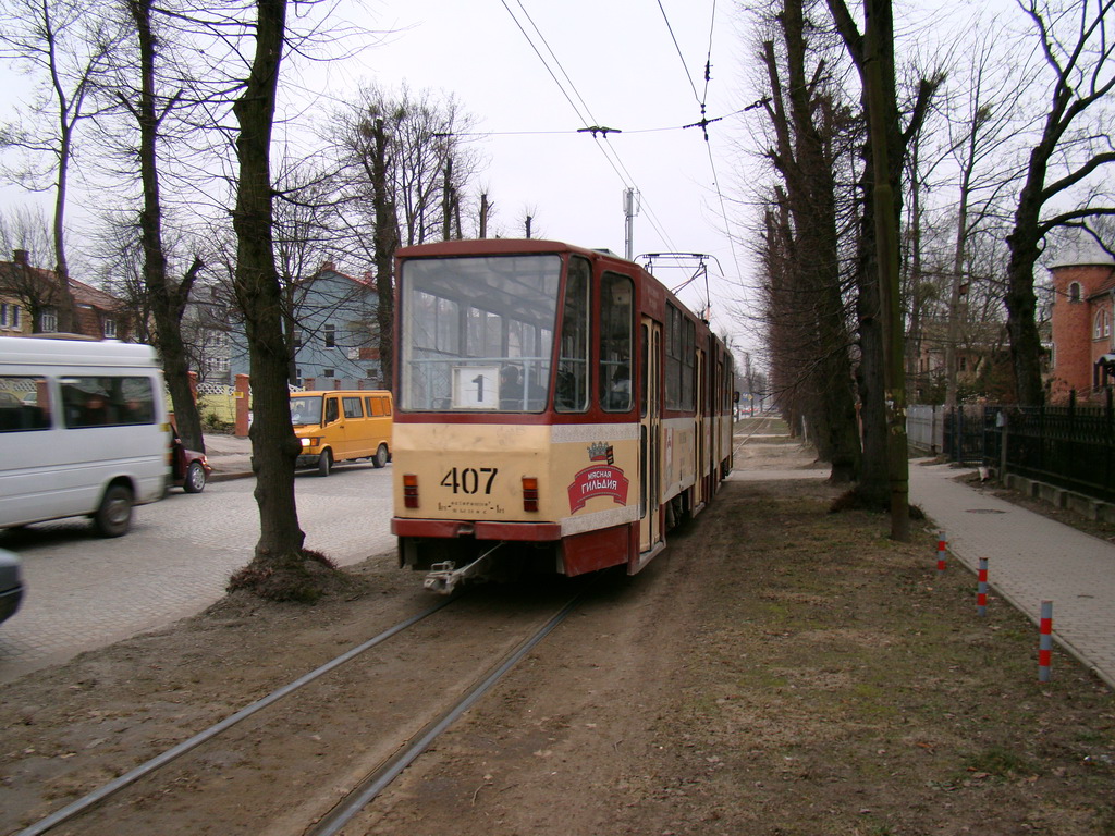 Калининград, Tatra KT4SU № 407