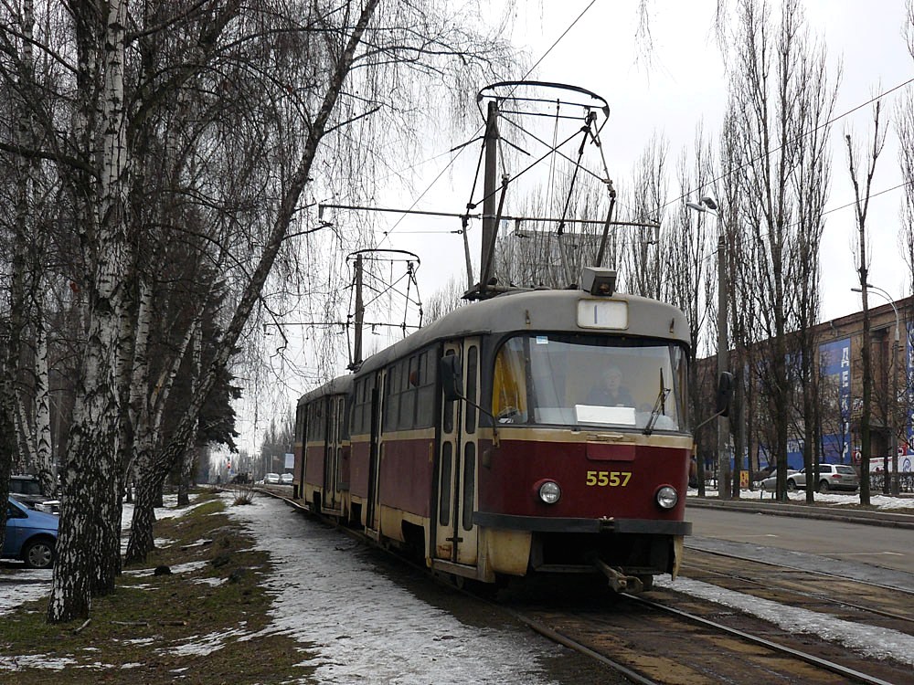 Киев, Tatra T3SU № 5557