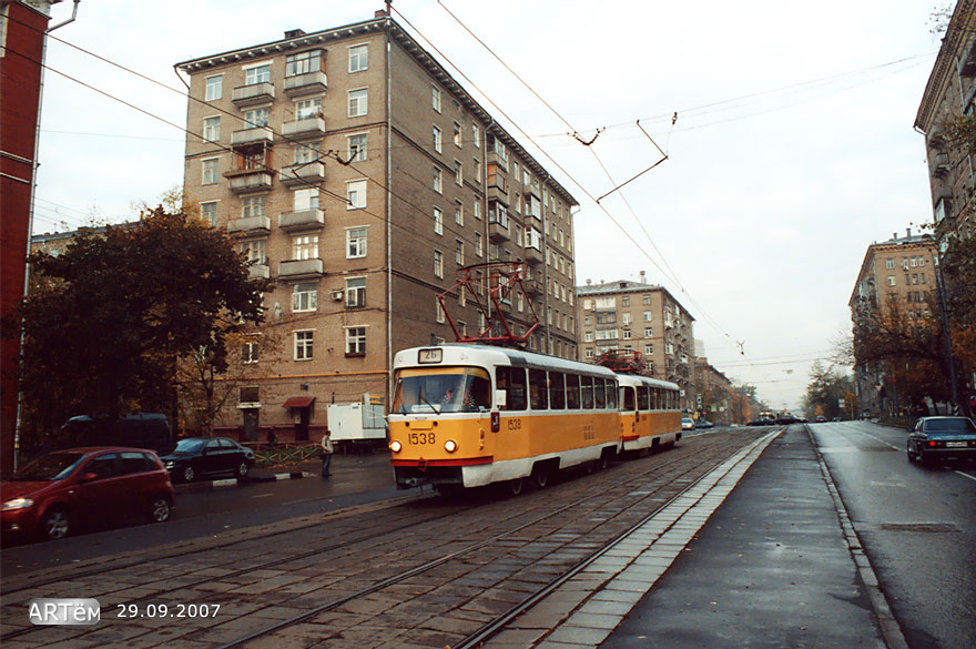 Москва, Tatra T3SU № 1538 Москва, Tatra T3SU № 1538
