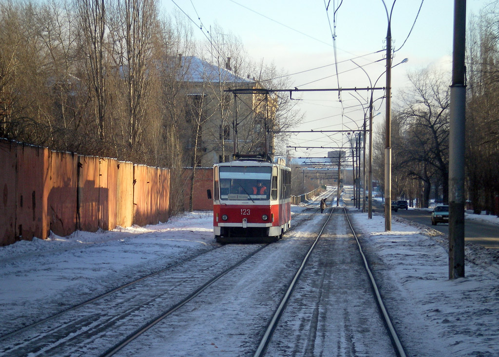 Липецк, Tatra T6B5SU № 123