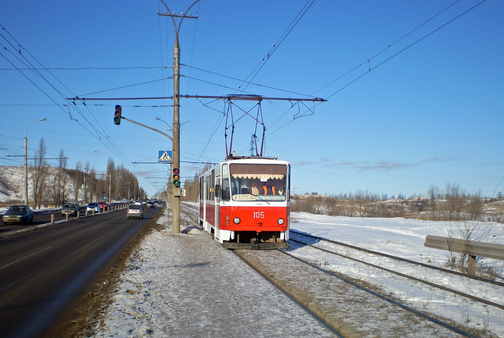 Липецк, Tatra T6B5SU № 105