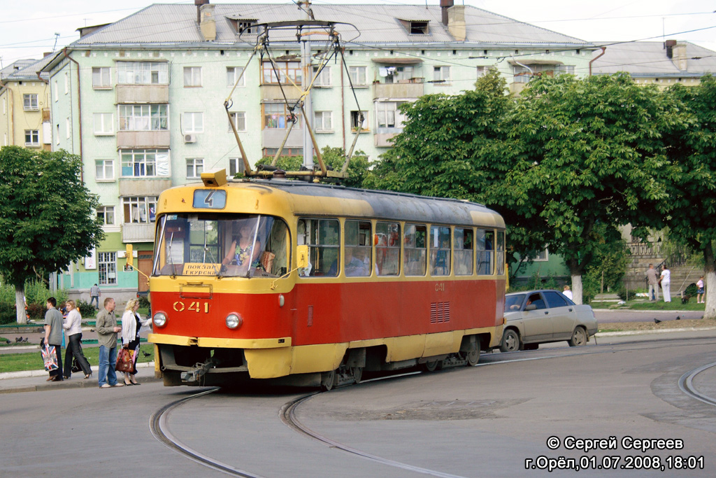 Орёл, Tatra T3SU № 041
