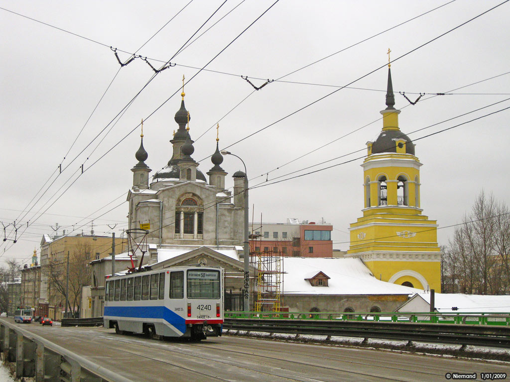 Москва, 71-608КМ № 4240; Москва — Трамвайные линии: ЦАО