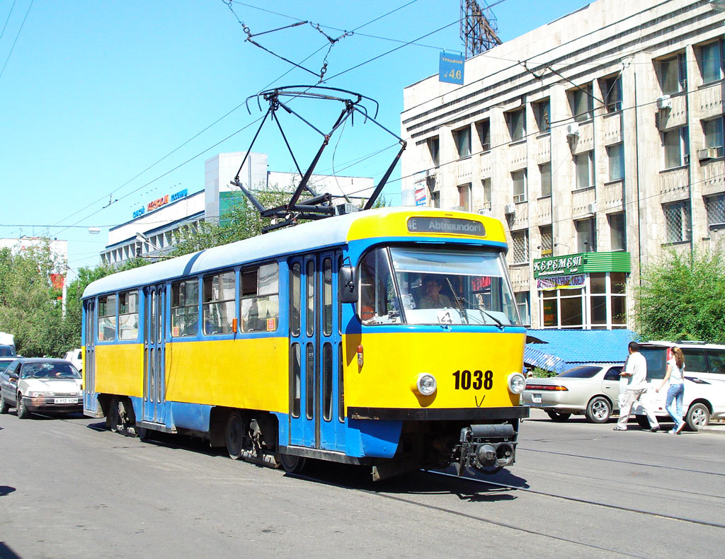 Алмати, Tatra T4D № 1038