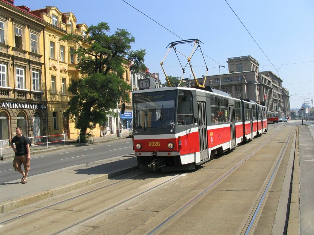 Прага, Tatra KT8D5 № 9028 Прага, Tatra KT8D5 № 9028