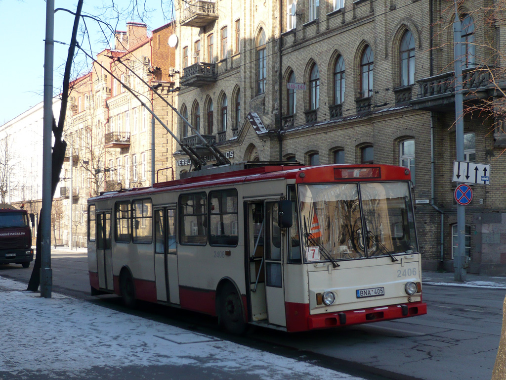 Вильнюс, Škoda 14Tr01 № 2406; Вильнюс — Проишествия, ДТП, поломки